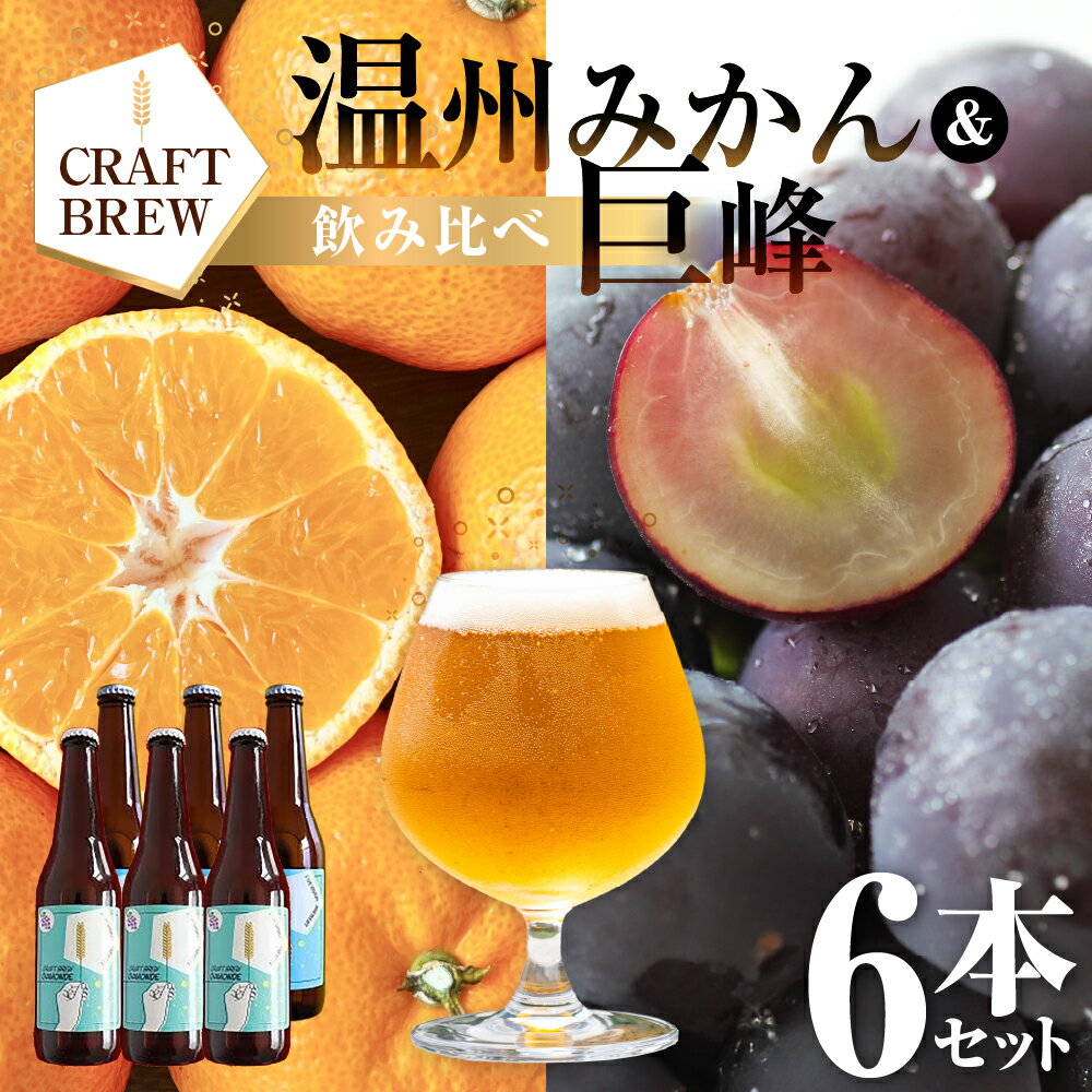 【ふるさと納税】クラフトビール DAMONDE 2種6本 セット 巨峰 温州みかん ビール お酒 地ビール 地酒 クラフト 麦酒 豊橋市 送料無料