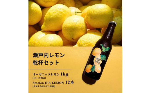 オーガニックレモン 1kg(12~1月発送) / 大崎上島のクラフトビール Session IPA Lemon 12本 オーガニック 有機レモン 有機JAS れもん クラフトビール 地ビール 爽快 ホップ 晩酌 国産 瀬戸内 広島 免疫力向上 健康 ビタミンC クエン酸 抗酸化 ソーダ 炭酸水