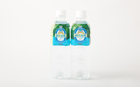 日本名水百選 ミネラルウォーター 「南阿蘇・白川水源」 500ml × 24本入 1ケース 12L 水 飲料水 天然水