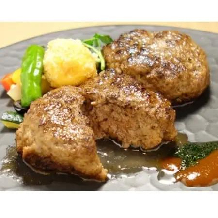 熊本和牛あか牛ハンバーグ3個セット(あか牛ハンバーグ120g×3個)(益城町)【配送不可地域：離島】【1753787】