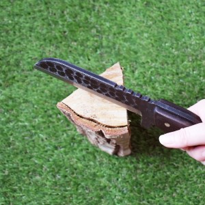 [山人] 鉈ナイフ 剛剣 145mm 牛革ケース入 鉈 ナイフ フルタング キャンプ用品 アウトドア用品 ナタ 燕三条製 【081S006】