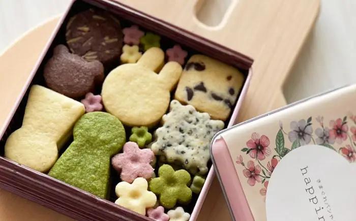 クッキー缶 古墳＆うさぎのいろいろクッキー缶M BLAH003