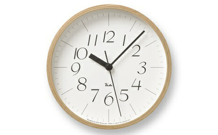 RIKI CLOCK/（WR-0312S） Lemnos レムノス 時計 インテリア  FAD-0370