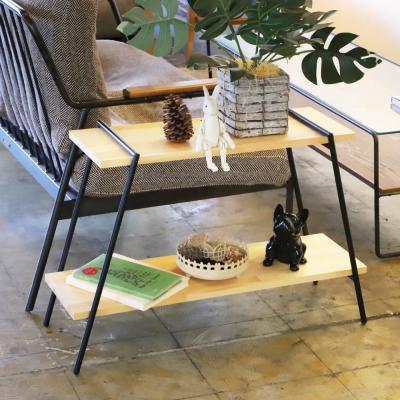 ふるさと納税 春日井市 アイアンレッグラック(2段)　色:ナチュラル(NA)　ILR2-NA |  | 01