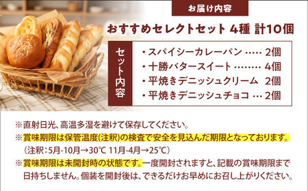 パン おすすめセレクトセット 4種10個 パン BJAA009