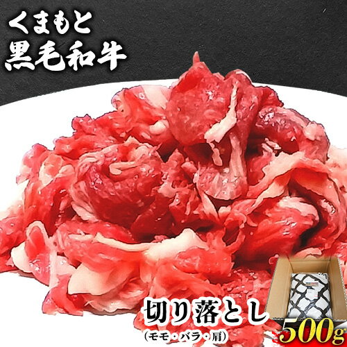 【ふるさと納税】くまもと黒毛和牛 切り落とし 500g 肉のみやべ《90日以内に出荷予定(土日祝除く)》熊本県産 熊本県 御船町