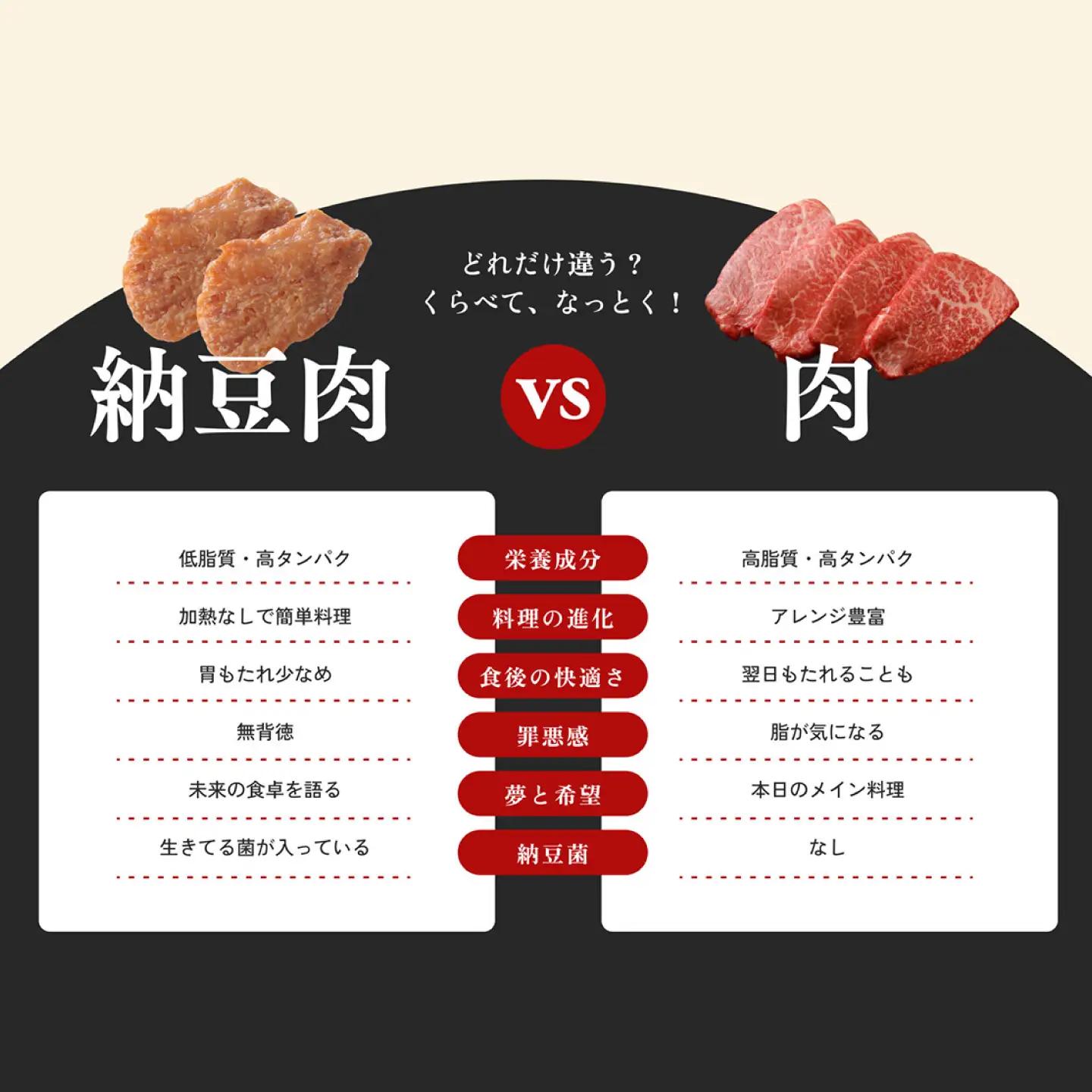 なっと肉4パック入り（1パック100g）[BAHI001] 大豆ミート