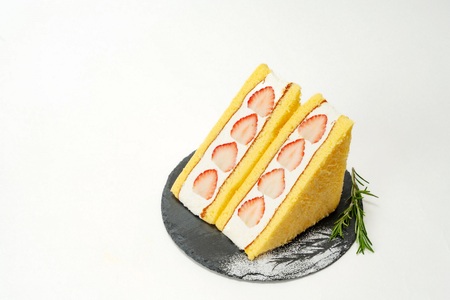 カステラフルーツケーキサンド（いちご）１０個セット【冷凍発送】（029_5005）