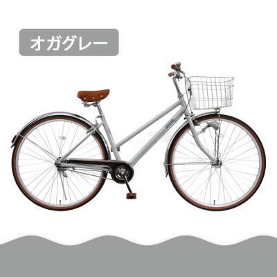 ふるさと納税 京都市 【エイリン】【組立済み発送】シティサイクル27型 AL27EOL【オガグレー】