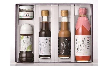 調味料ギフト5種セット 【花梨】 三升漬 ドレッシング ポン酢 ごまだれ 白だし