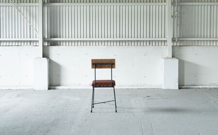 SK CHAIR -本革- ダークブラウン 椅子