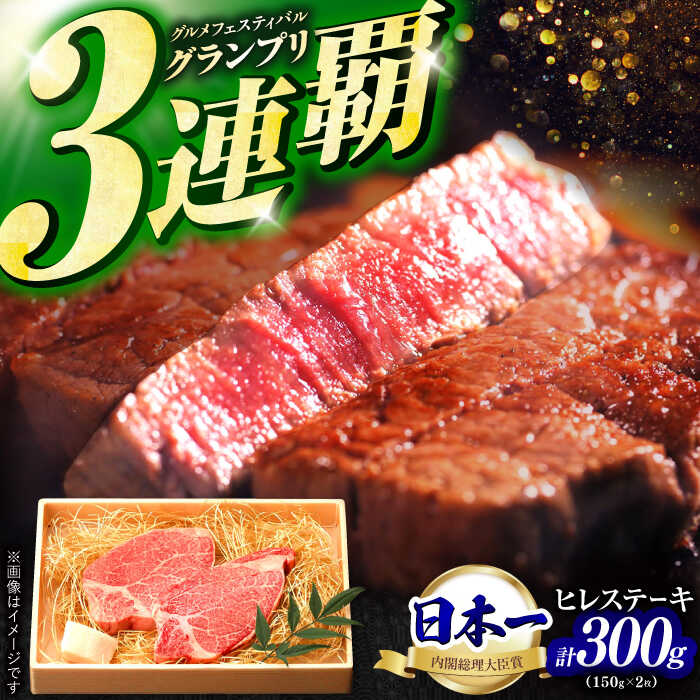 【ふるさと納税】極上 ヒレ ステーキ 300g（150g×2枚） / ヒレステーキ 長崎和牛 A4〜A5ランク 希少部位 / 諫早市 / 野中精肉店 [AHCW004]