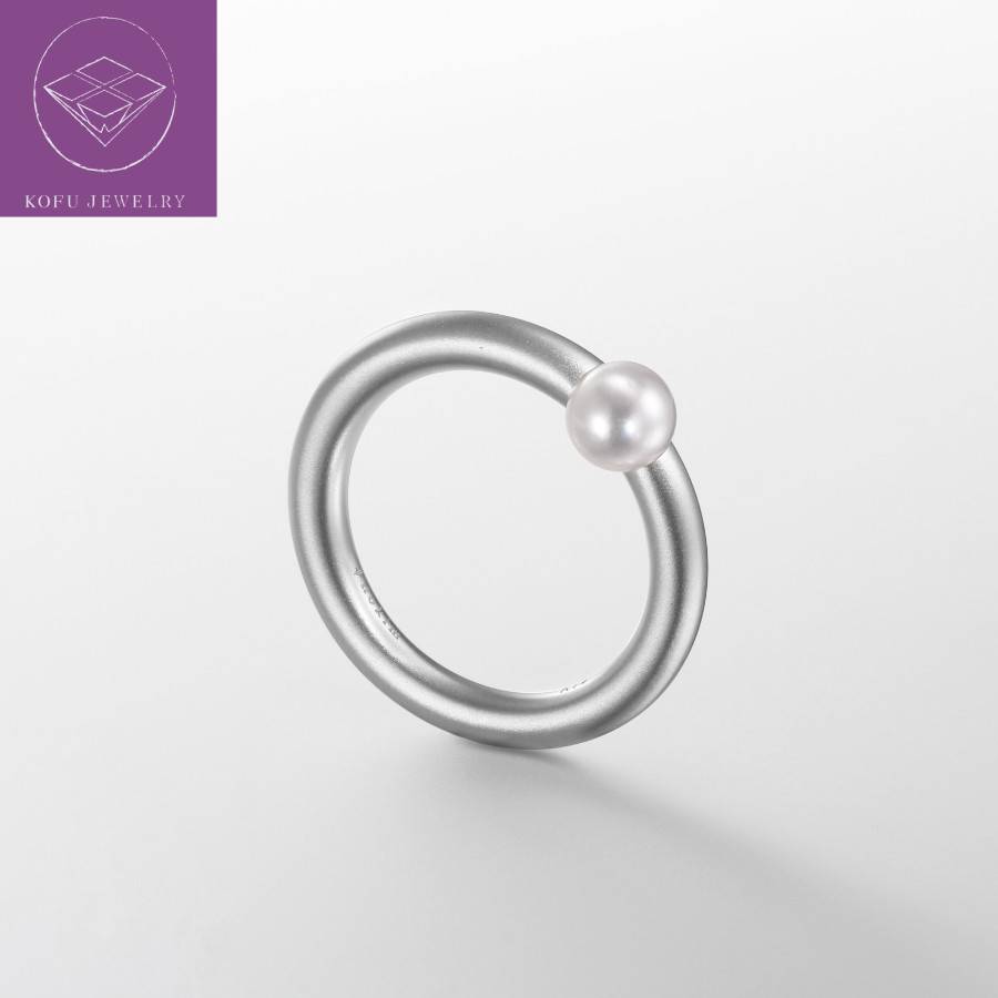 ＜nokim＞K14WG アコヤパール リング circle of myself　akoyapearl ring KNR-22WG