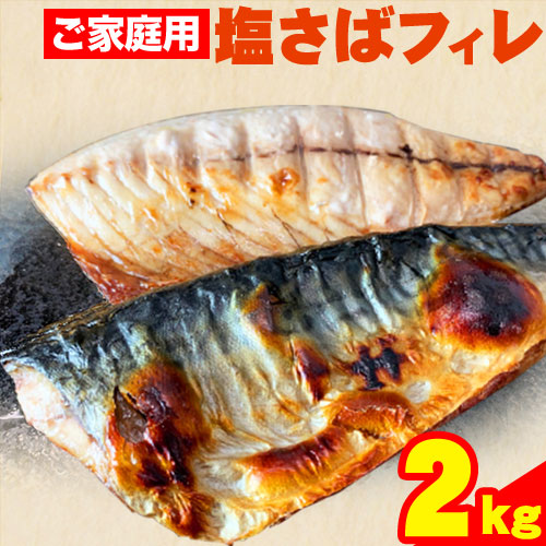 ご家庭用 塩さばフィレ2kg 株式会社魚鶴商店《30日以内に出荷予定(土日祝除く)》 和歌山県 日高町 さば 塩サバ 鯖