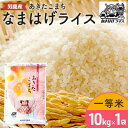 【ふるさと納税】R6年度産 先行予約 【あきたこまち】なまはげライス10kg　お米・精米・あきたこまち・米