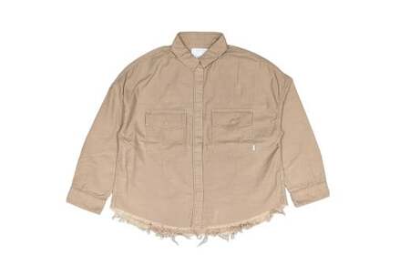【SIZE:FREE】T-ASSACレディースミリタリーシャツ「MILITARY SH ／ BEIGE」【T-ASSAC シーンズ スキニー ジーパン 児島デニム デニム 衣類 岡山県 倉敷市 おすすめ 人気】