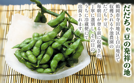 【令和6年産先行予約】【鶴岡の夏の旬を伝える】 小池農園のだだちゃ豆 【おうら】 1.8kg（600g×3袋）　A06-606