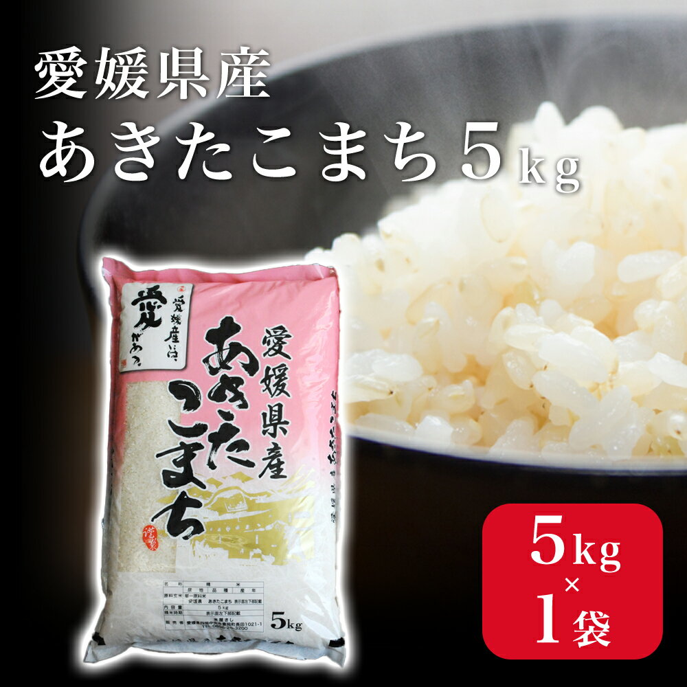 【ふるさと納税】愛媛県産 あきたこまち 5kg