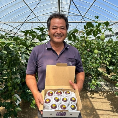 【2025年5月頃から順次発送】国頭村産パッションフルーツ1kg(10〜12玉)【1616926】