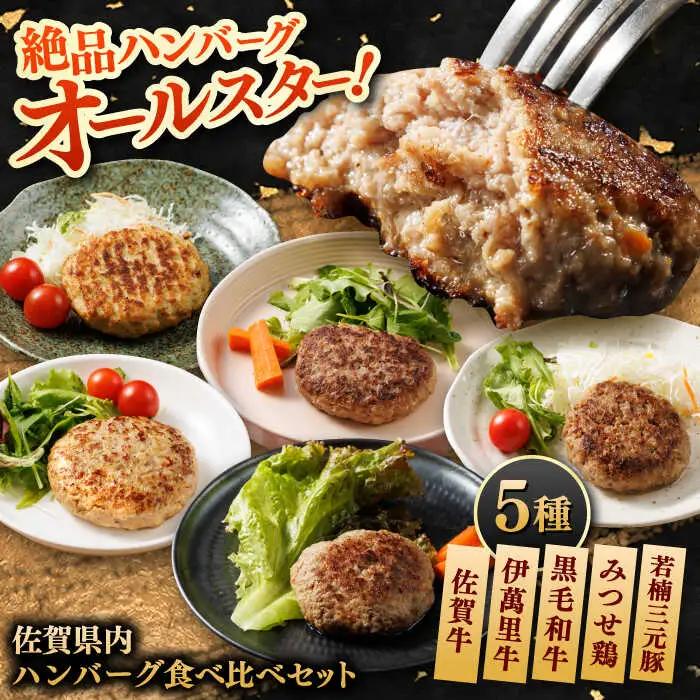 佐賀県内ハンバーグ食べ比べ / 佐賀県 / 東京竹八株式会社 [41AADH025]