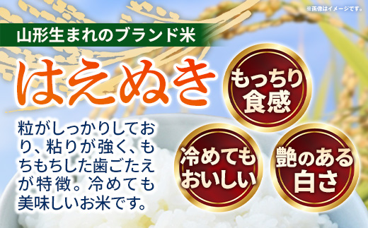 こだわりのお米 はえぬき 白米 10kg (飯豊町産) (R7年産) - 山形県 飯豊町産 米 精米 品種 銘柄 ブランド米 ご飯 白飯 おすすめ 送料無料 長沼ファーム