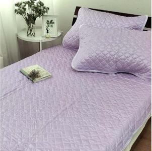 【セミダブル】ピュアシルク敷パッド 120×205cm 1枚 パープル SCC-1220SWC