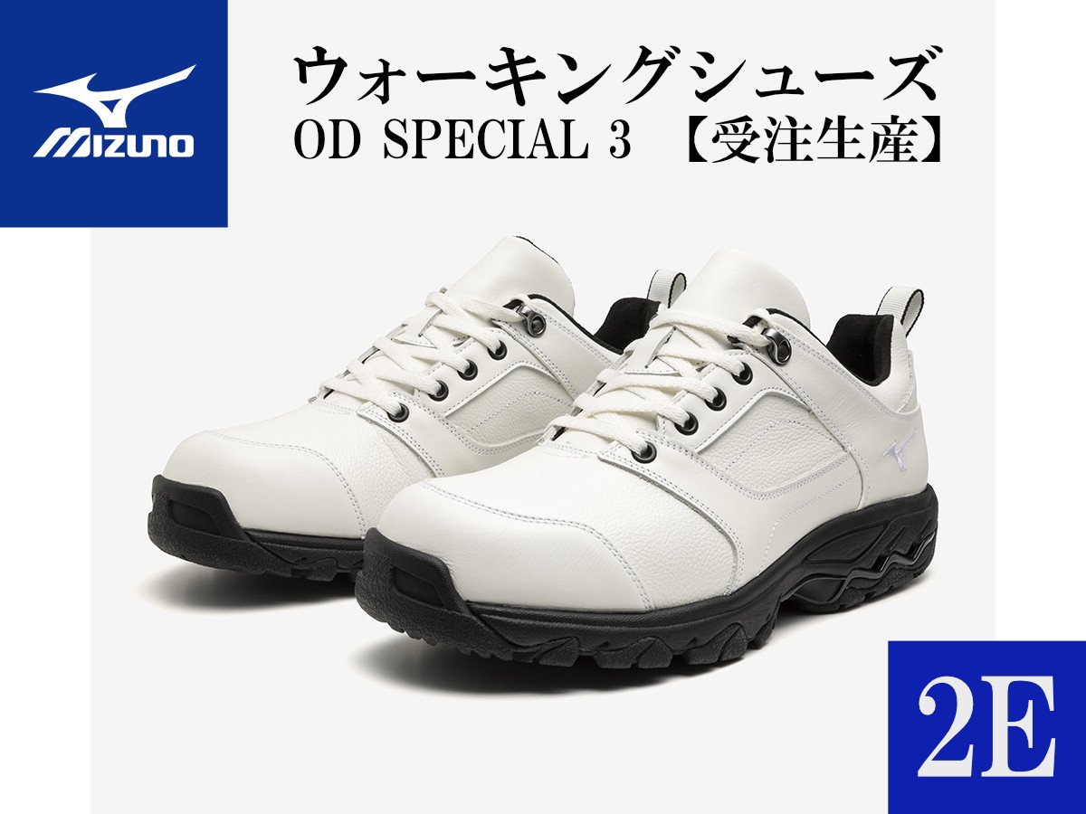 
            AO18　ミズノウォーキングシューズ【ホワイト2E】OD SPECIAL 3　 (mizuno オーダーシューズ レザー 天然皮革 Wgrip搭載 リニューアル 散歩 オーダーメイド 手作り 日本製 本革 ウォーキング シューズ 幅広 負担軽減)
          