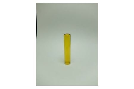 E444黄水晶　印鑑　12.0㎜×60.0㎜