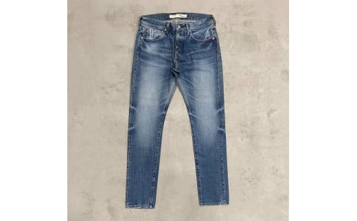 CK77【岡山デニム】USED加工ジーンズ［L-INDIGO・スリムテーパード］／34インチ