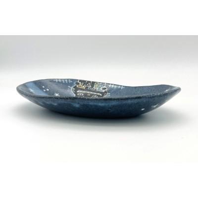 ふるさと納税 宗像市 猫街の植物工場長のカレー皿 midnight【716】_HA1724 |  | 03