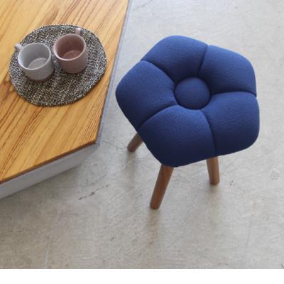 ふるさと納税 大川市 monaca stool:kikyo【ネイビー/ウォールナット/高さ45cm】