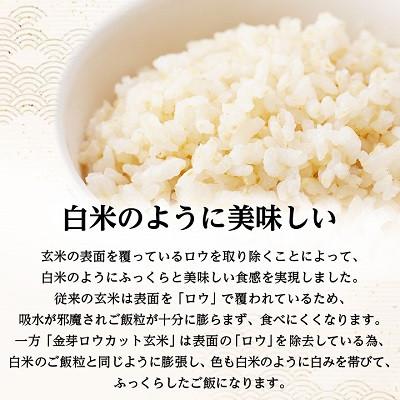 ふるさと納税 坂戸市 金芽ロウカット玄米(無洗米)4kg×1袋(国内産) |  | 03