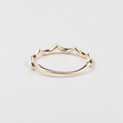 ふるさと納税 山梨県 【山梨県】【ジュエリー】K10 nami/ナミ リング 5号 |  | 03