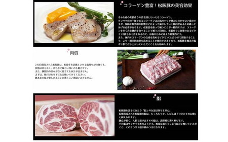 【1.2-19】松阪豚 モモ 生ハム 100ｇ ×3パック 松阪豚専門店 まつぶた ブランド 肉 サラダ パスタ オードブル パーティー 国産 ふるさと納税 豚肉 ポーク ぶた肉 三重県 松阪市