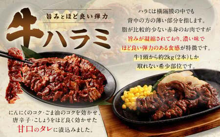 【2025年11月発送】【訳あり】 秘伝 コク旨 たれ漬け 牛ハラミ肉 1.2kg