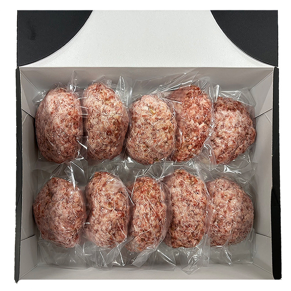 お肉屋さんの手ごね特上ハンバーグ博多和牛入り　1400ｇ Y26