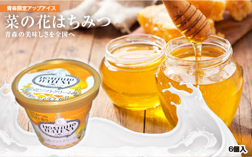 
            星のはてな　菜の花ソフトクリーム味　6個入り　菜の花はちみつ　アイス
          
