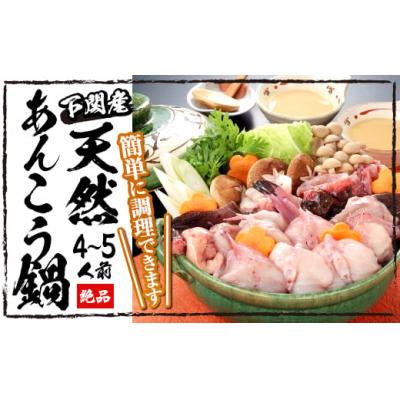 ふるさと納税 下関市 天然 あんこう 鍋 4〜5人前 冷凍 アンコウ 高級魚 鮮魚 下関 AY206