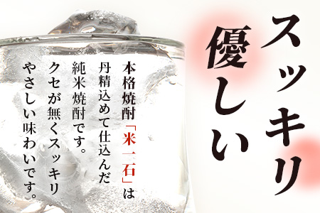 球磨焼酎【米一石】4L エコペット 25度 米焼酎 蔵元直送 4000ml TWSC金賞 酒 米 米焼酎 純米 焼酎 受賞歴 大容量 熊本 球磨 球磨焼酎 多良木町 040-0585