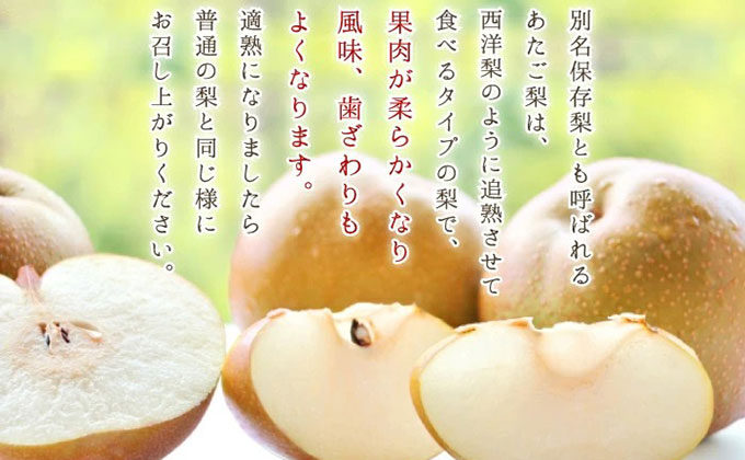 梨 あたご梨 3～6玉 約4kg なし ナシ  岡山県産 国産 フルーツ