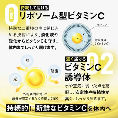 ふるさと納税 養老町 【毎月定期便】ビタクリアC リポソームビタミンC配合 ビタミンC1,000mg 30日分全4回 |  | 03