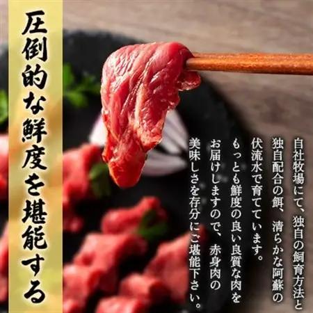 フジチクふじ馬刺し上赤身4個セット 合計約320g(美里町)　【配送不可地域：離島】【1644607】