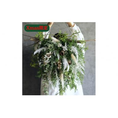 ふるさと納税 春日井市 Xmas限定　お花のクリスマスオブジェ(壁掛け)