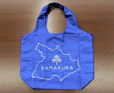 【紺色】エコバッグ「エコ！鎌倉」