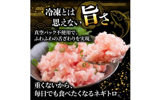 ネギトロ 1kg （250g×4パック） 高知のねぎとろ 小分けパック 鮪 まぐろ マグロ 【自社漁船】 1kg（250g×4パック）