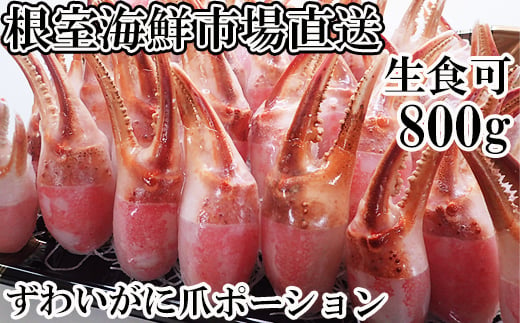 
A-11222 生食用本ズワイガニ爪ポーション800g
