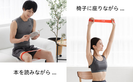 uFit Rubber Tube 【136009】 ラバーチューブ 筋トレ エクササイズ ストレッチ トレーニング 運動 リハビリ 耐久性