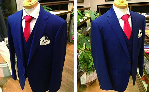 セミハンドメイドオーダースーツ、イタリア製生地有名ブランド Ermenegildo Zegna 15milmilゼニア最高級生地【メンズ＆レディース】＜100-2＞