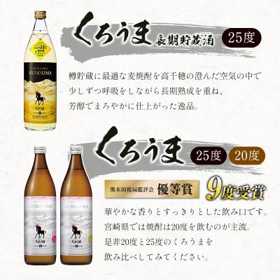 ふるさと納税 西都市 神楽酒造　麦焼酎くろうま　5本飲み比べセット[3192] |  | 02