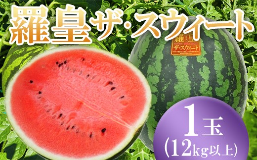 
                  山形村産 すいか「羅皇ザ・スウィート」 1玉（12kg以上）3216
                